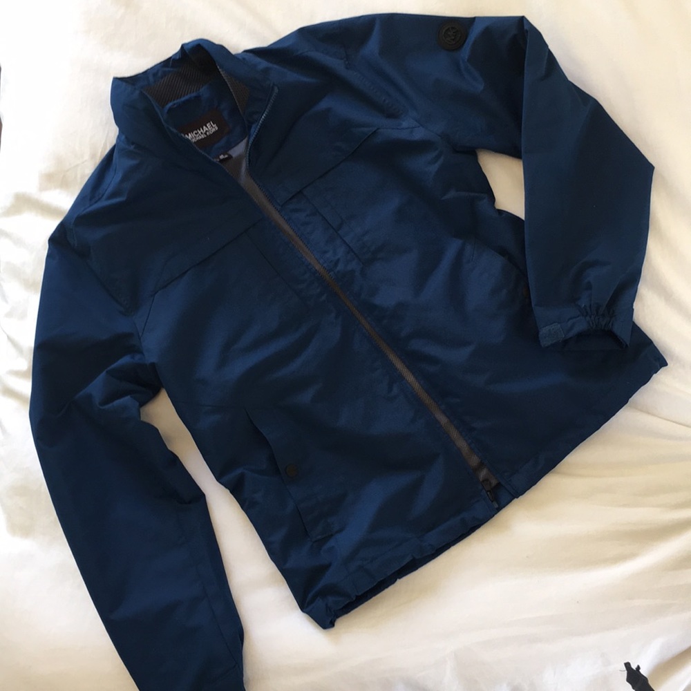 EC Michael Kors Men's Windbreaker, Med, Deep Blue